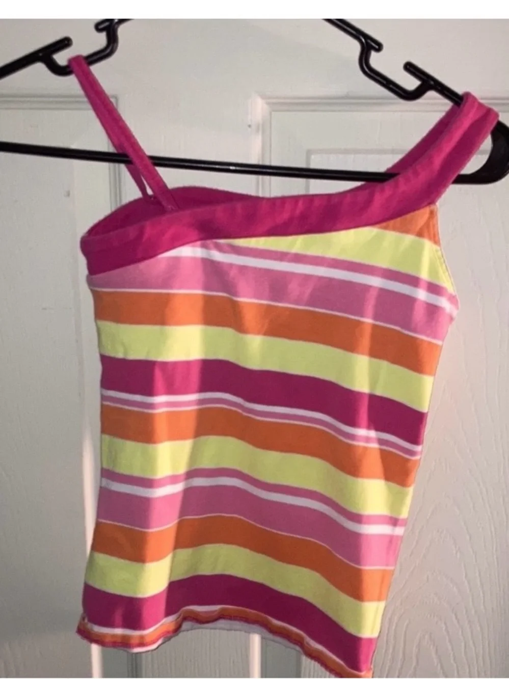 Justice Tank Top Set Navy and Whitest& Pink Stripe Sequin Tank Set - Girls S